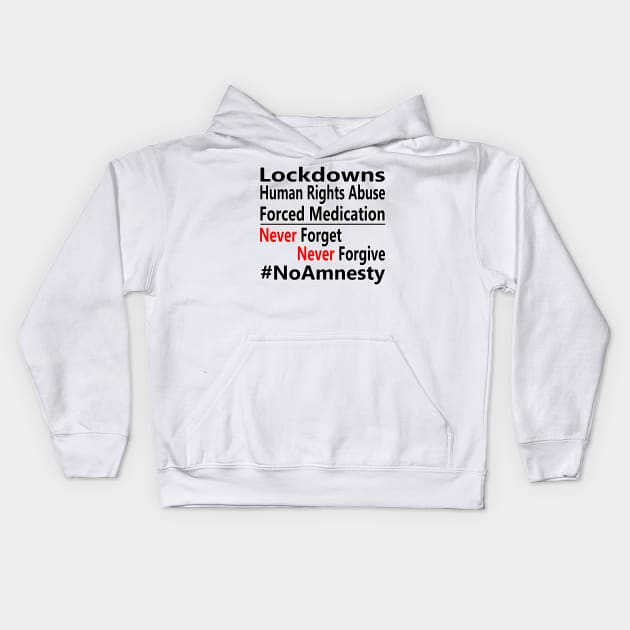 #NoAmnesty Kids Hoodie by Perfect Sense